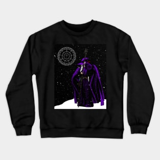 Excelsior - Chaos Magick Servitor/Tulpa (Fantasy Wizard Spirit Guide) Crewneck Sweatshirt